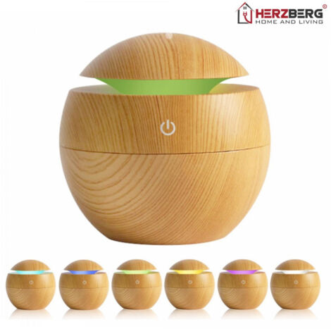 Humidificateur Herzberg hg8113-dw ultrasonique 130 ml (1/5)