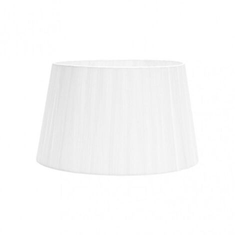 FABRILAMP 157514001 Abat-jour Laura E27 Blanc 40dx30dx25h Conique Ouvert (1/2)