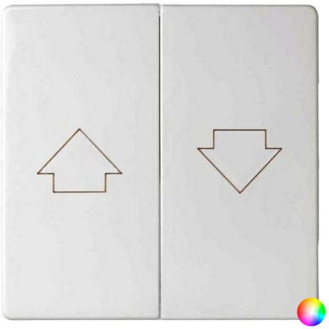 Interrupteur double volet roulant Simon 82028-30 thermoplastique IP20 (1/2)