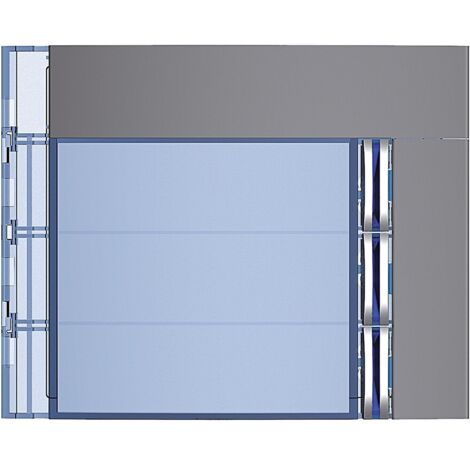 Façade Sfera New pour module électronique audio 3 appels Allstreet BTICINO 352033 (1/2)