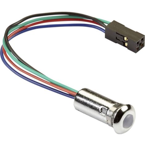 Voyant de signalisation LED Mentor 2660.8504 RVB Lentille 5 mm 2 V, 3.5 V, 3.5 V 20 mA, 20 mA, 20 mA 1 pc(s) (1/2)