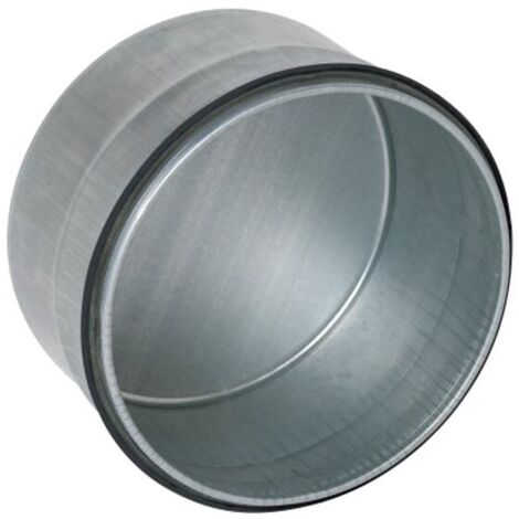 Bouchon mâle galva diamètre 125 mm - BMJ ⌀125 + joints ALDES - 11098215 Bouchon mâle galva diamètre 125 mm (1/2)