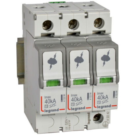Parafoudre Legrand 412242 40 kA 320 V modulaire (1/3)