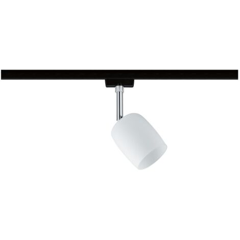 Spot orientable sur rail Blossom URail Paulmann - G9 - 10W max - Dimmable - Noir mat/ satin - Sans ampoule (1/5)