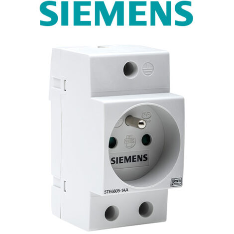 Prise modulaire Siemens 5te6803 16A IP20 robuste (1/2)