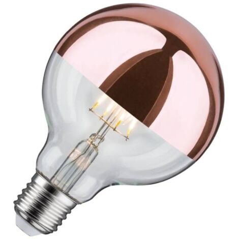Ampoule Globe LED Modern Classic Edition Paulmann - Calotte réflectrice cuivre - 6.5W - 2700K - Ø95mm - Dimmable (1/5)