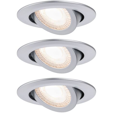 Paulmann Kit de spots LED encastrés chrome mat 82 mm (1/5)