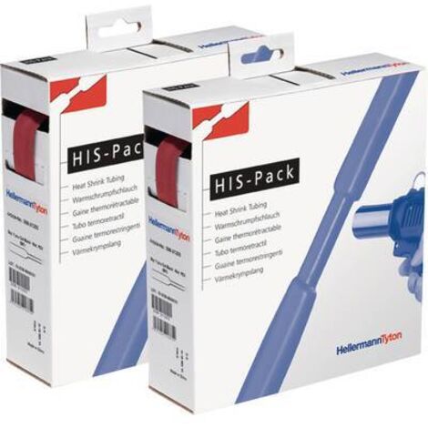 Gaine thermorétractable Hellermanntyton 300-30642 rapport 2:1 fine (1/2)