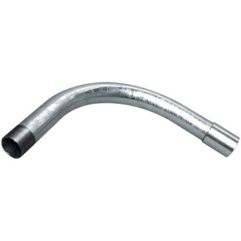 Coude de tube acier fraenkische sb-e-v 40 galvanisé robuste (1/2)