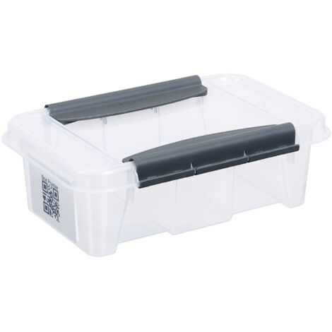 Boîte de rangement Plast-team probox 3 litres empilable QR code (1/2)