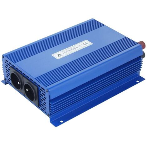 Convertisseur de tension AZO Digital 24 VDC / 230 VAC ECO MODE SINUS IPS-2000S 2000W (1/4)
