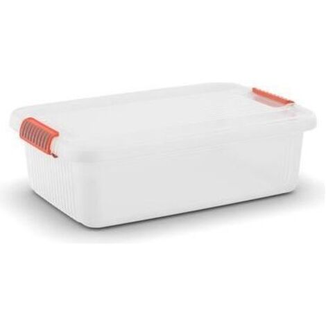 Boîte de rangement kis latch box m 28 litres empilable étanche (1/2)
