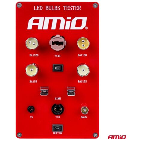 Testeur ampoule led amio 01517 60W 5A 12V DC (1/5)