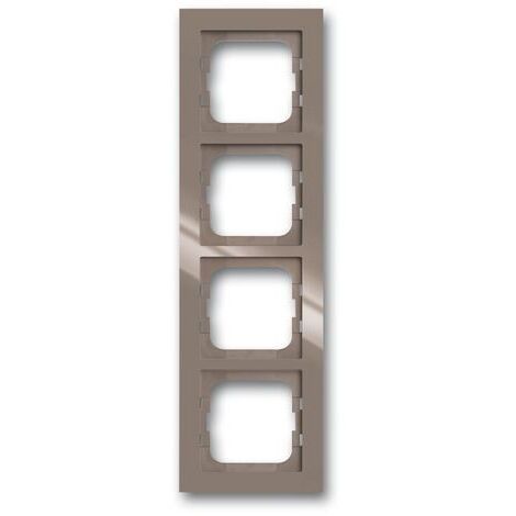 Plaque de finition Busch-jaeger 1754-0-4449 design sans vis gris (1/3)