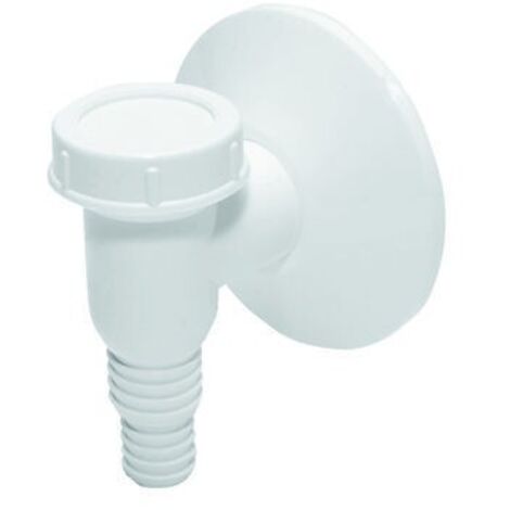 kitchen siphon tycner 32 mm plastique blanc (1/2)