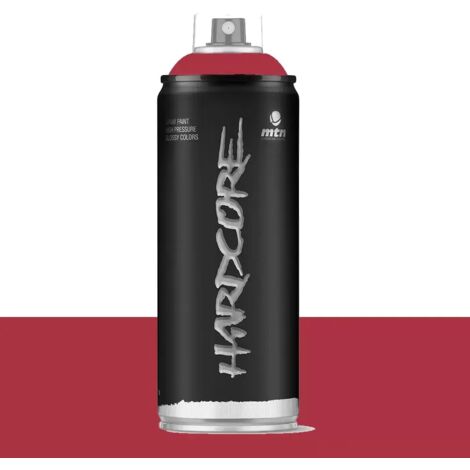 Bombe de peinture aérosol MTN Hardcore Rouge vif (RV-3001) 0,4 L