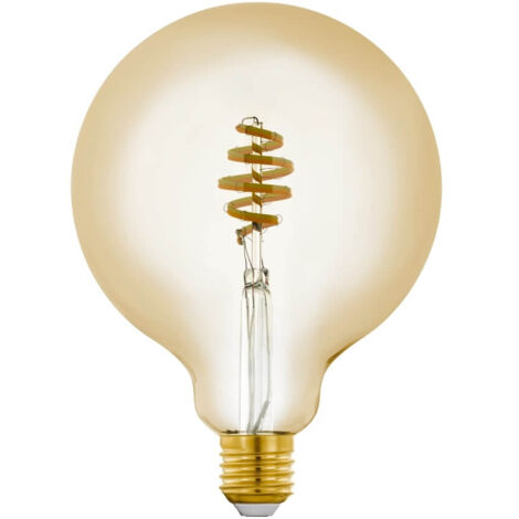 Ampoule eglo g125 dimmable simulation présence ambre (1/3)