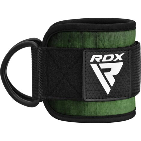 RDX A4 Sangles De Cheville Pour Machine à Câbles De Gymnastique Vert Militaire Célibataire - RDX - WAN-A4AG-S (1/2)