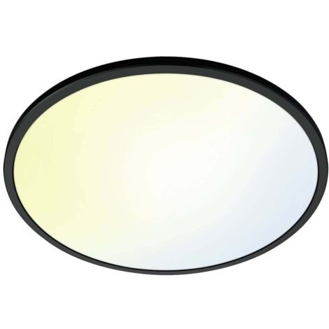 Signify Plafonnier Superslim noir 22W connecté (1/4)