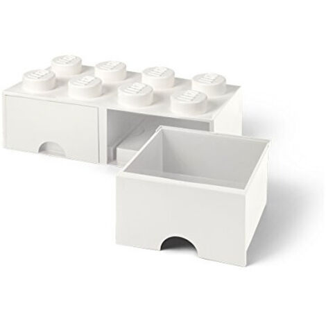 boîte de rangement Lego deux tiroirs empilable 50x25 cm (1/2)