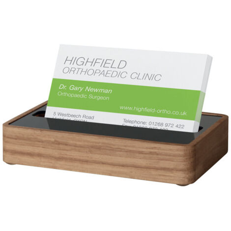 Sigel Présentoir en chêne marron pour bureau compact (1/5)