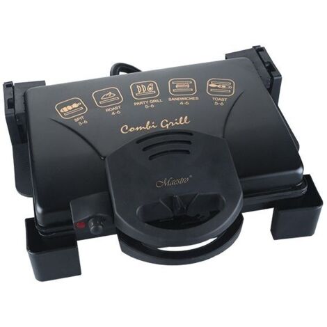 Maestro Feel-MR717 Grill électrique noir 1900W (1/4)