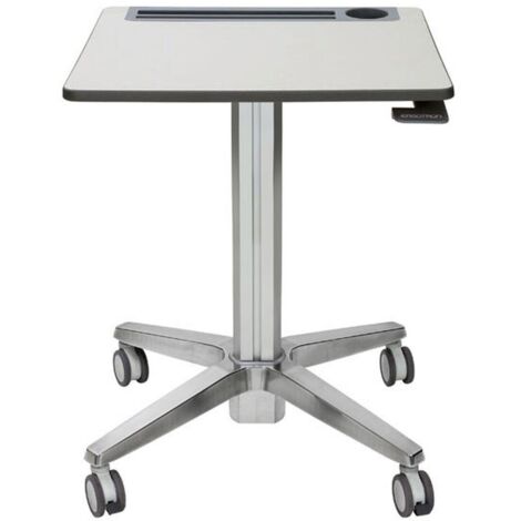 Ergotron LearnFit Bureau assis-debout argenté blanc réglable (1/3)
