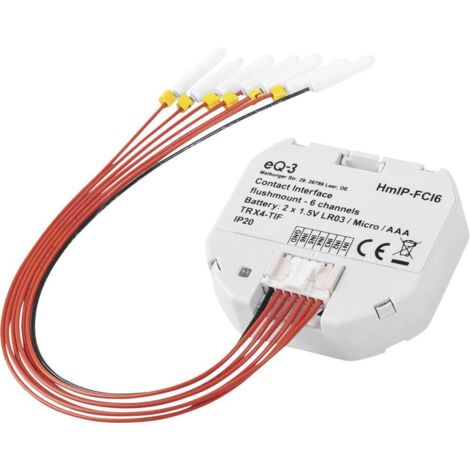 INTERFACE DE CONTACT HOMEMATIC IP HMIP-FCI6 153501A0 1 PC(S) (1/5)