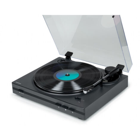 Platine Vinyle Automatique Entrainement par courroie - Gris (1/5)