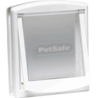 Chatière pour chiens jusqu'à 18 kg – Installation facile sur bois et PVC – Fermeture magnétique – 2 positions de verrouillage – Petsafe