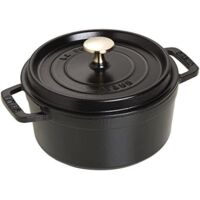 Staub Cocotte en fonte émaillée 18 cm noir mat