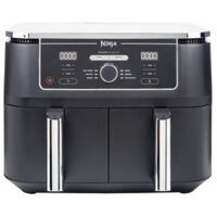 Ninja – Friteuse sans huile 9.5L – AF400EU – 6 modes de cuisson – Réduit jusqu'à 90% de matières grasses – Double cuve pour cuisson simultanée