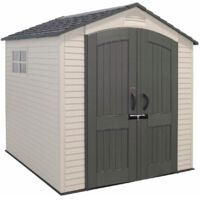 Lifetime 4.4m² Garden Shed Gris Résistant