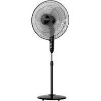 Ventilateur sur pied 40cm 45w 3 vitesses noir - Alpatec - bergen16cr