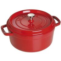Staub Cocotte 26 cm Cerise Fonte Émaillée