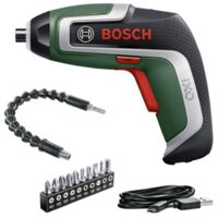 Bosch – Visseuse sans fil 3,6V avec batterie lithium-ion 2,0Ah – Couple optimisé – Anneau lumineux LED 360° – Porte-embout magnétique