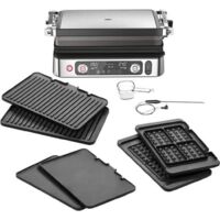 Grill électrique Braun Multigrill 9 PRO CG9167 – Puissance 2200W – Dimensions 49.4x45.1x28.8cm – 3 positions de cuisson