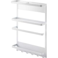 Yamazaki Tower Rangement Cuisine Magnétique Blanc