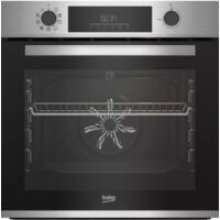 Beko – Four encastrable traditionnel 72 L – BBIE12300XMP – Chaleur tournante – Pyrolyse – Porte froide pour sécurité