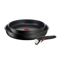 Tefal Ingenio Eco Resist set 2 poêles noir antiadhésif