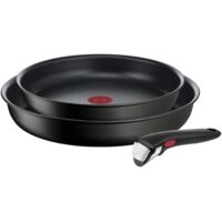 Tefal Ingenio Eco Resist Set poêles noir 24 et 28 cm