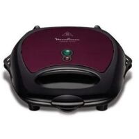 Moulinex Break Time SJ615612 gaufrier prune et noir