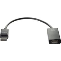 HP DisplayPort to HDMI True 4K Adapter Noir