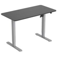 Equip 650811 Bureau électrique ajustable noir et gris