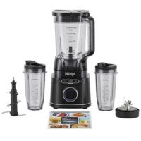 Ninja – Mixeur 1200W 2-en-1 – Récipient 2L – 15 modes – Technologie BlendSense pour résultats parfaits – Noir
