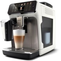 Machine à café à grain Philips LatteGo EP5545/70 – 20 recettes – Moulin céramique 12 réglages – Système SilentBrew – Filtre AquaClean