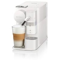 Delonghi – Machine à café à capsule 1450W – Système de lait automatique – Compatible Nespresso – Réservoir 1L – Bac 10 capsules