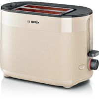 Bosch TAT2M127 Toaster Beige 2-Slice 950W