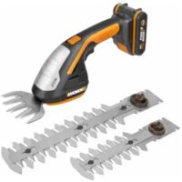 Worx WG801E.5 Taille-Haies et Sécateur Sans Fil Noir