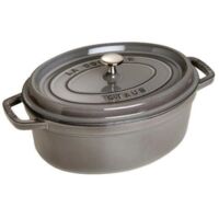 Staub Cocotte Fonte Émaillée 27 cm Gris Graphite